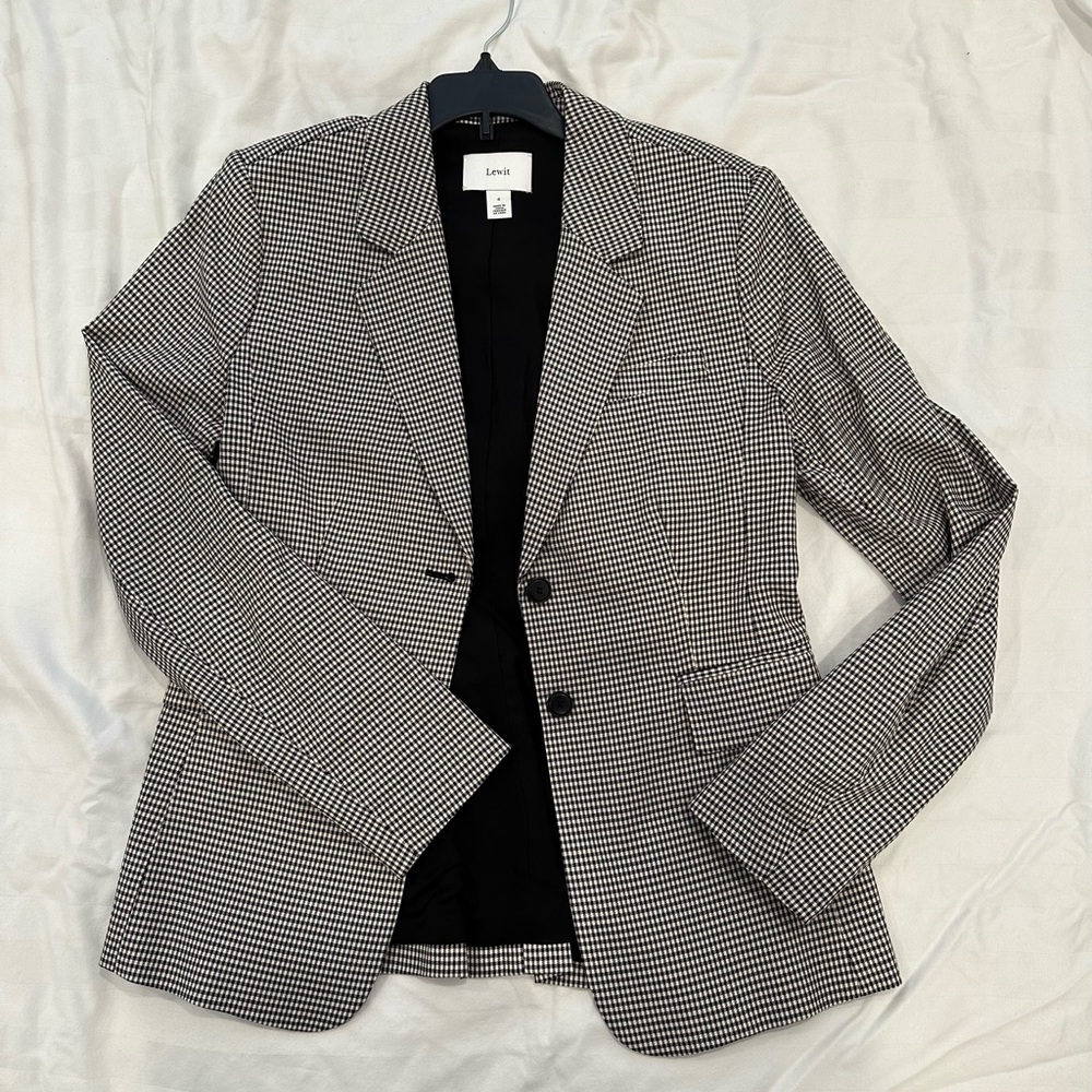 Lewit checked blazer